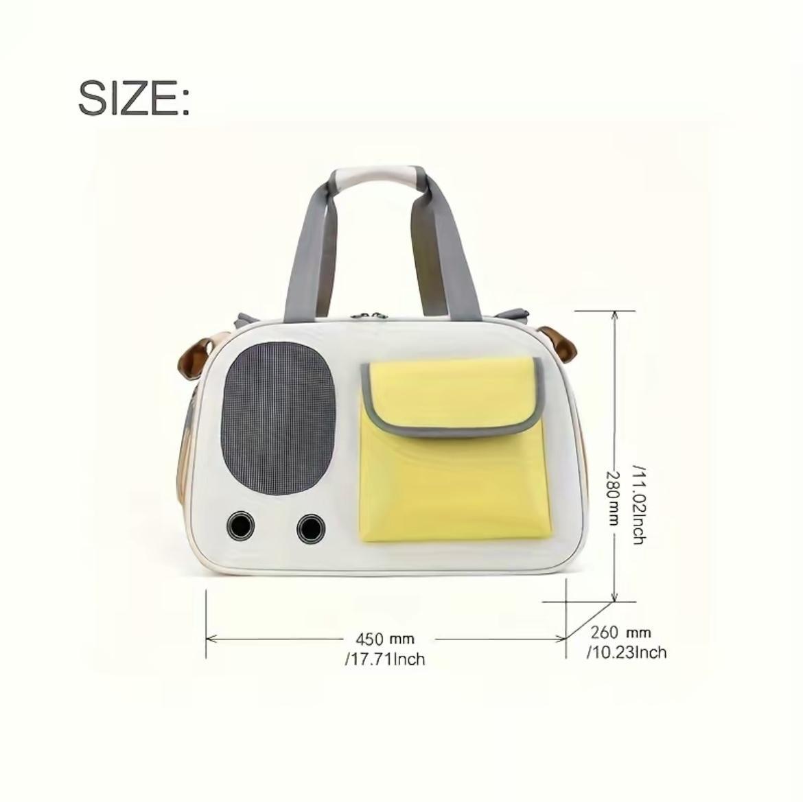 Portable And Lightweight Pet Travel Large Capacity Breathable Shoulder Backpack Cat Bag