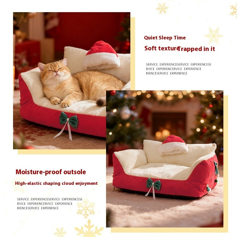 Cat Nest Winter Warm Removable Washable Plus-sized Four Seasons