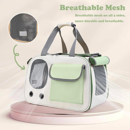 Portable And Lightweight Pet Travel Large Capacity Breathable Shoulder Backpack Cat Bag