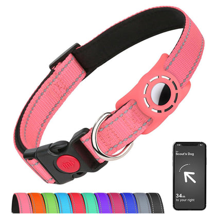 Tracker Protective Cover Diving Cloth Reflective Nylon Dog Collar