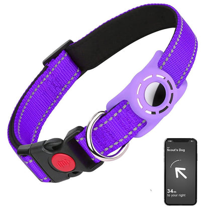 Tracker Protective Cover Diving Cloth Reflective Nylon Dog Collar